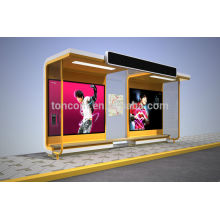 THC-56B transit shelter with lighting box and illumination